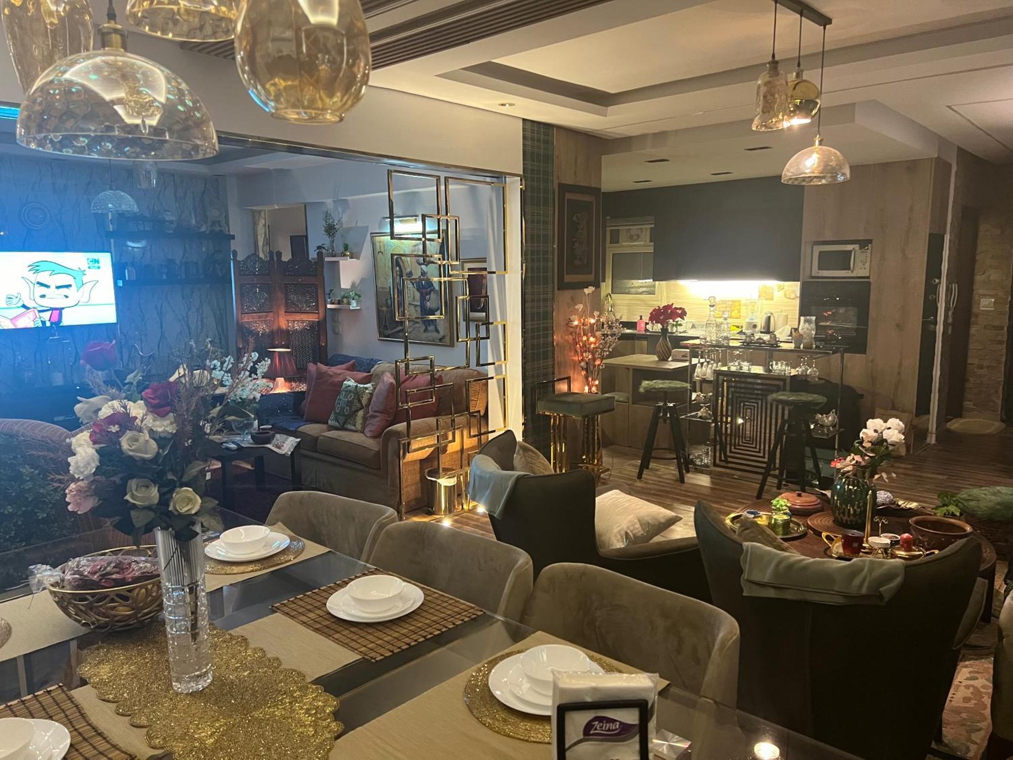 Apartmán شقه مفروشه فاخره بالقاهره الجديده New Cairo Exteriér fotografie