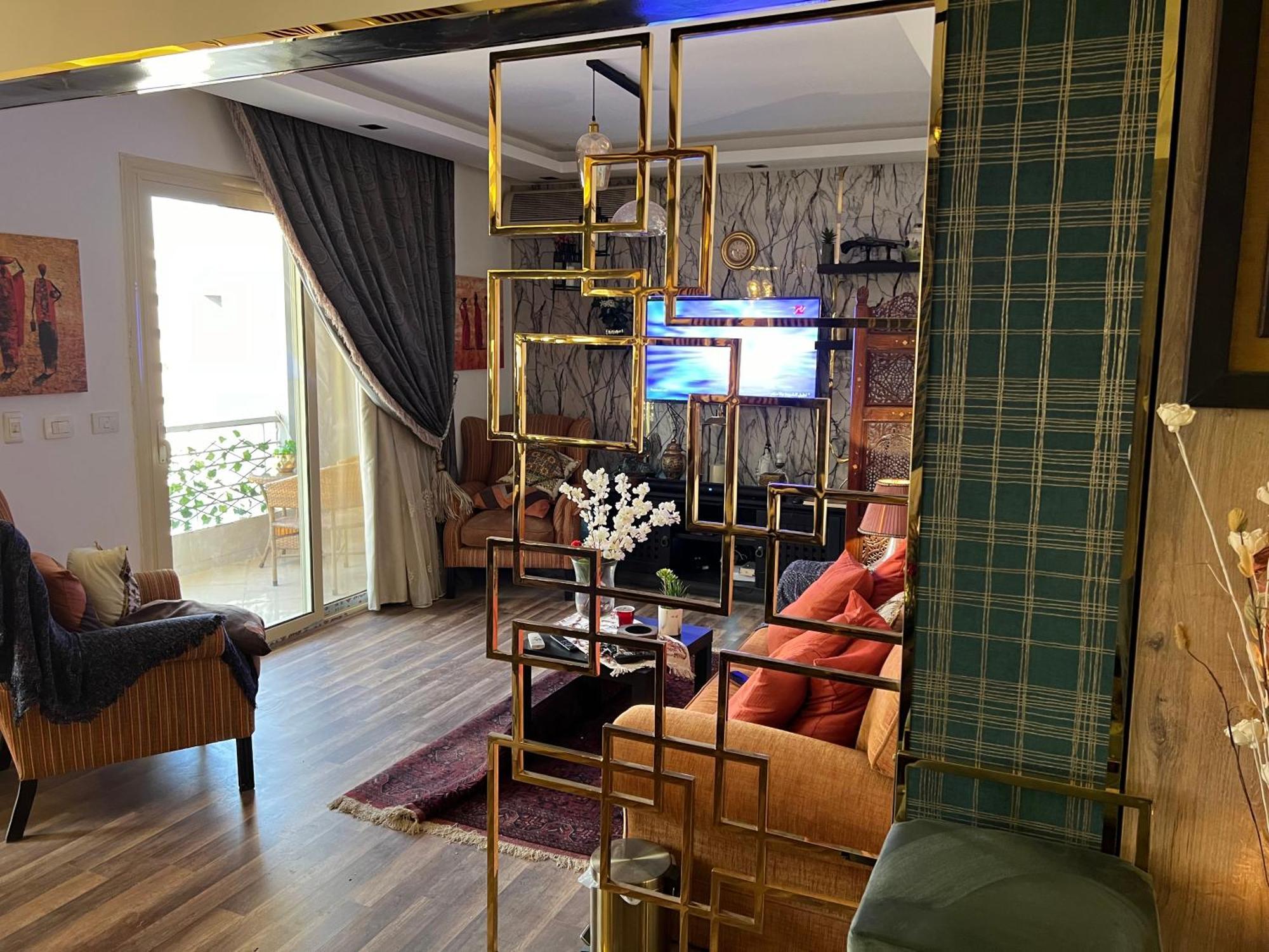 Apartmán شقه مفروشه فاخره بالقاهره الجديده New Cairo Exteriér fotografie